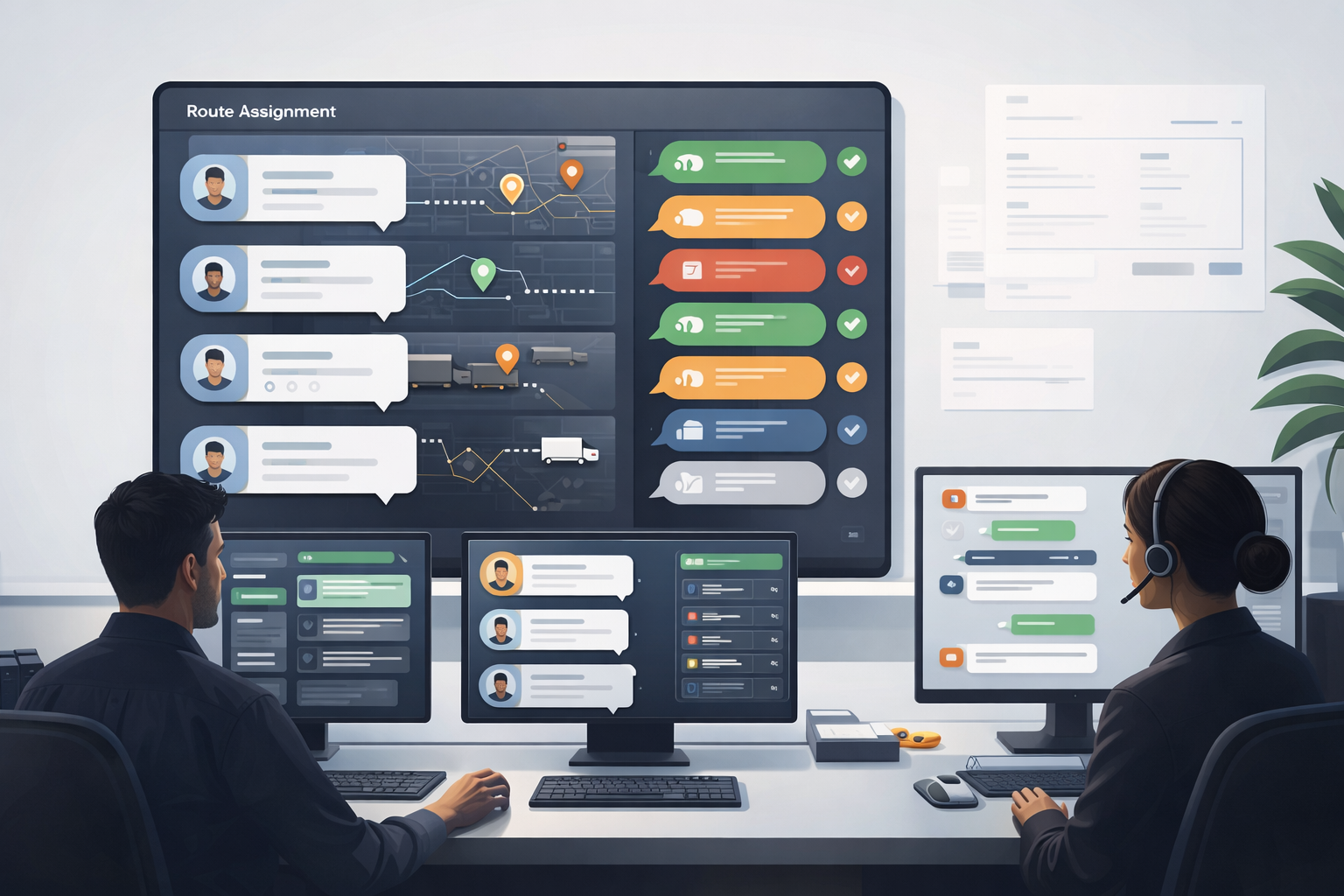 Automated Dispatch and Route Broadcasts