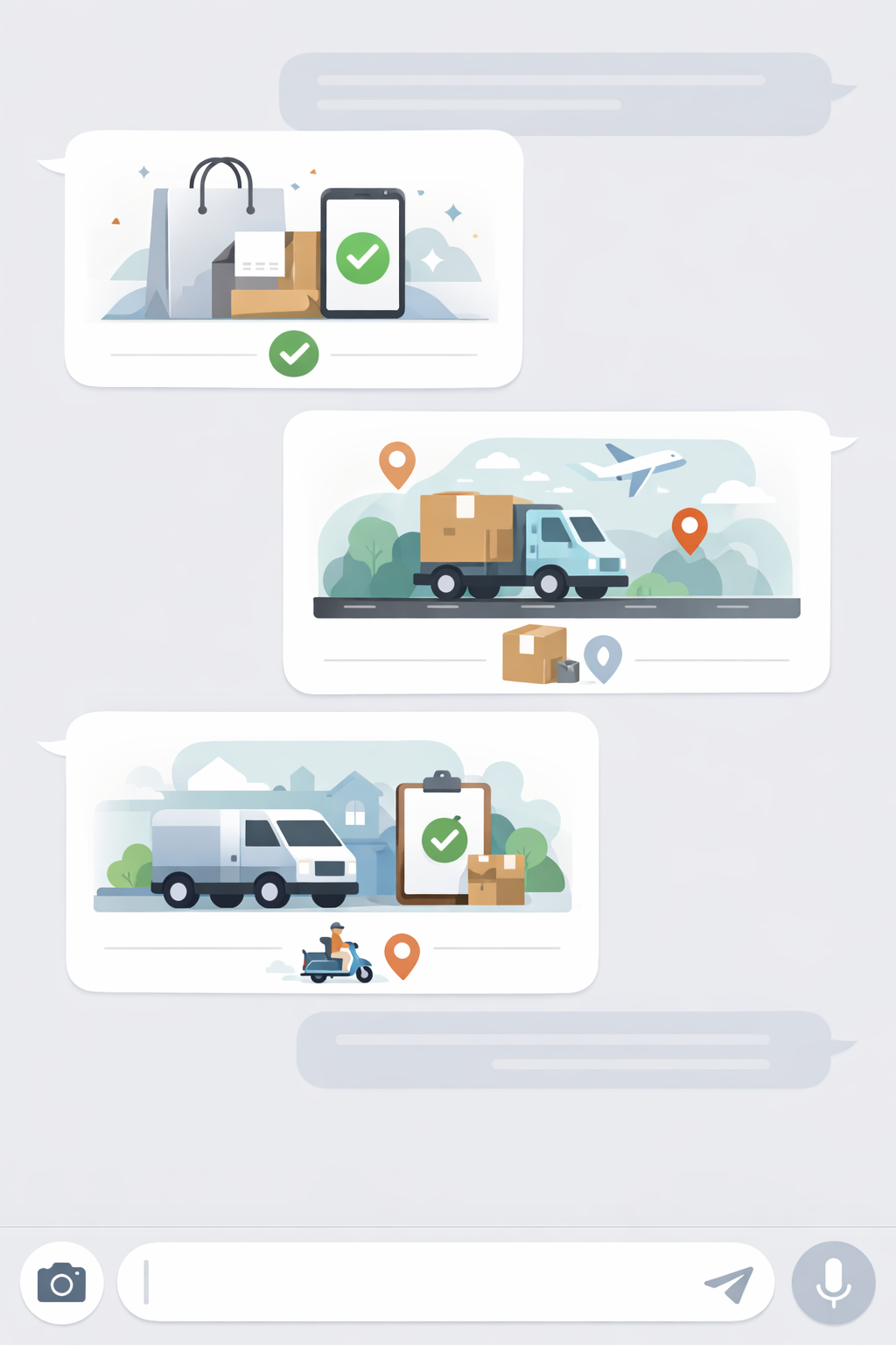 Delivery and Shipment Updates