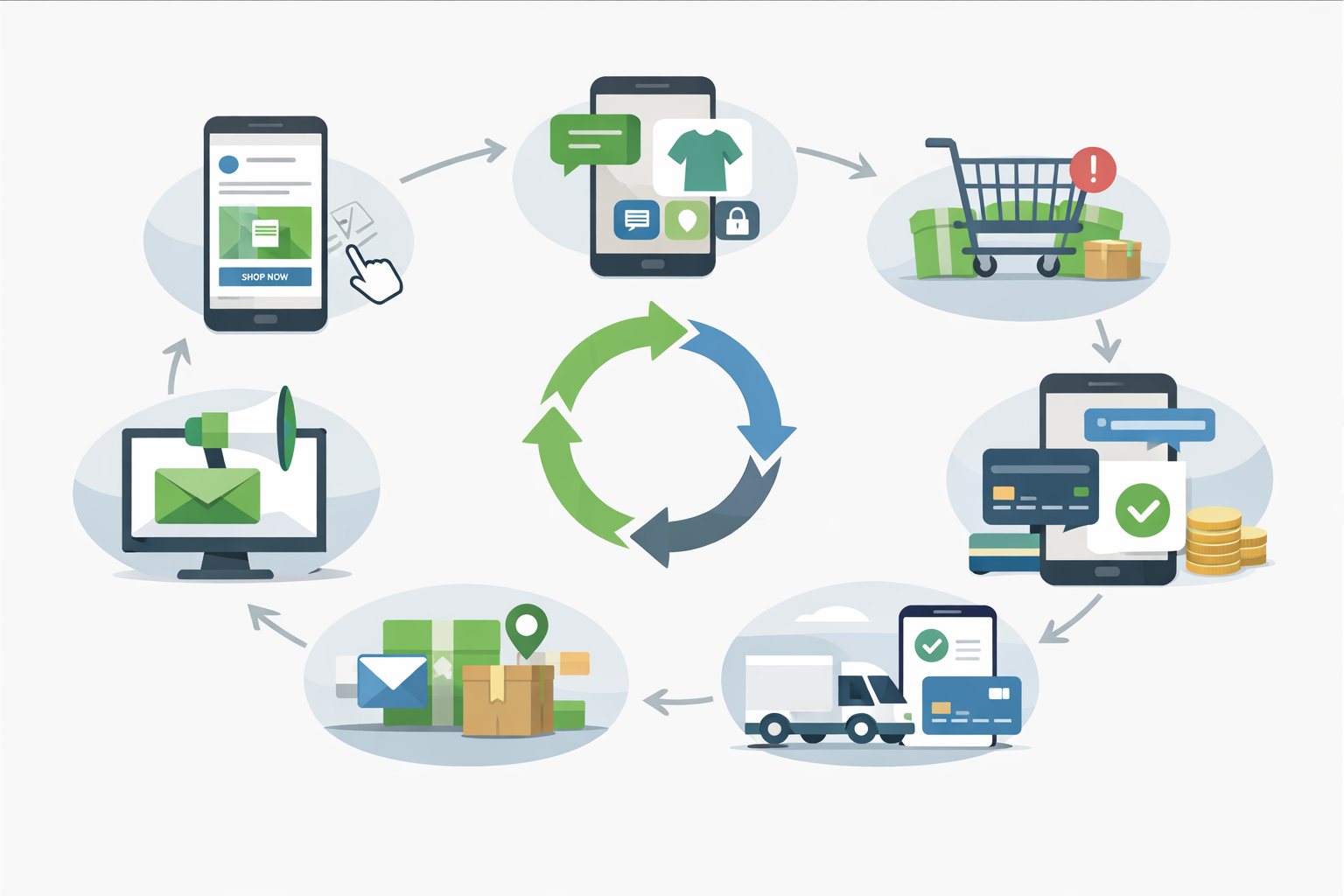 Retail ecommerce WhatsApp workflow