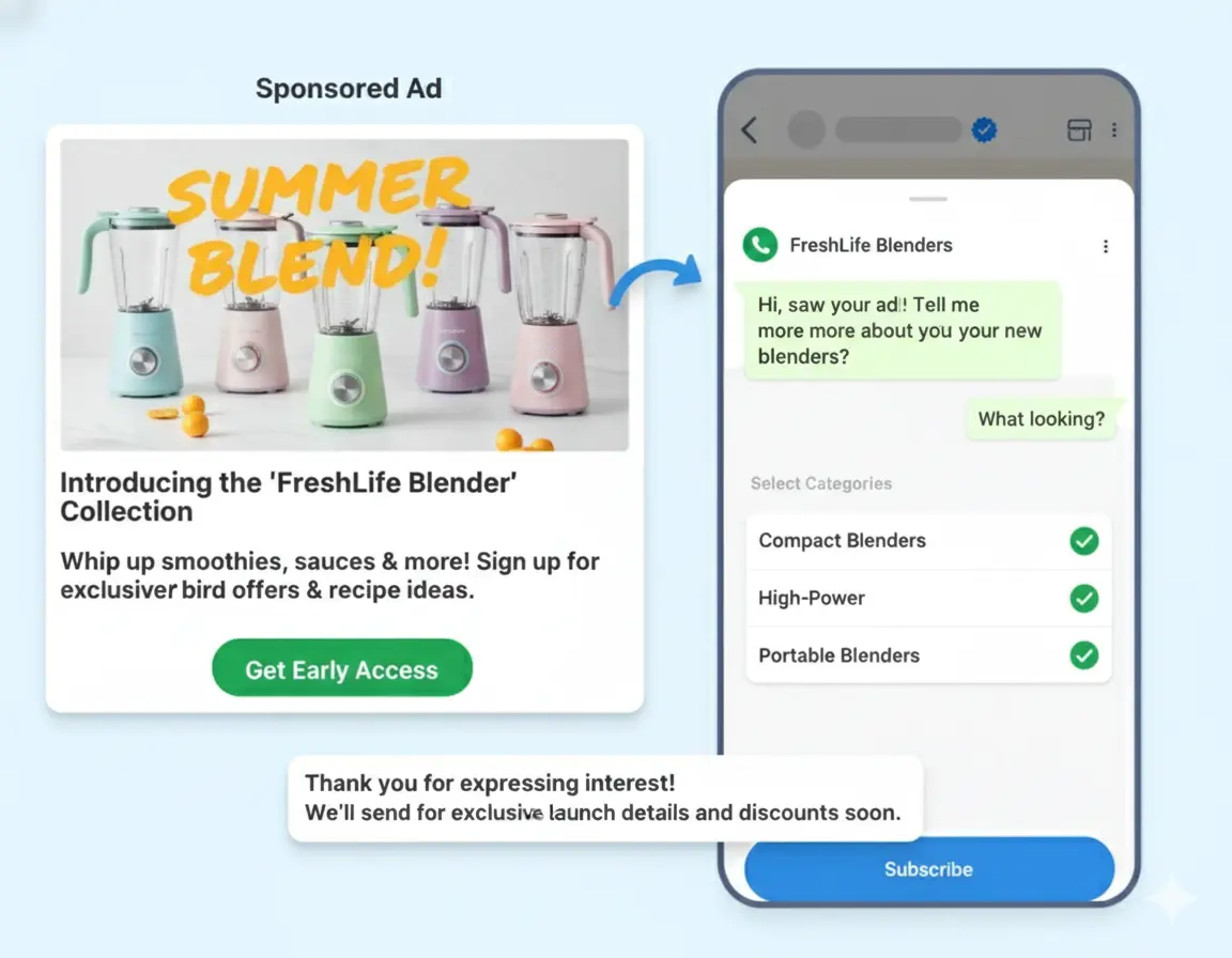 WhatsApp Flows - Interactive flow examples